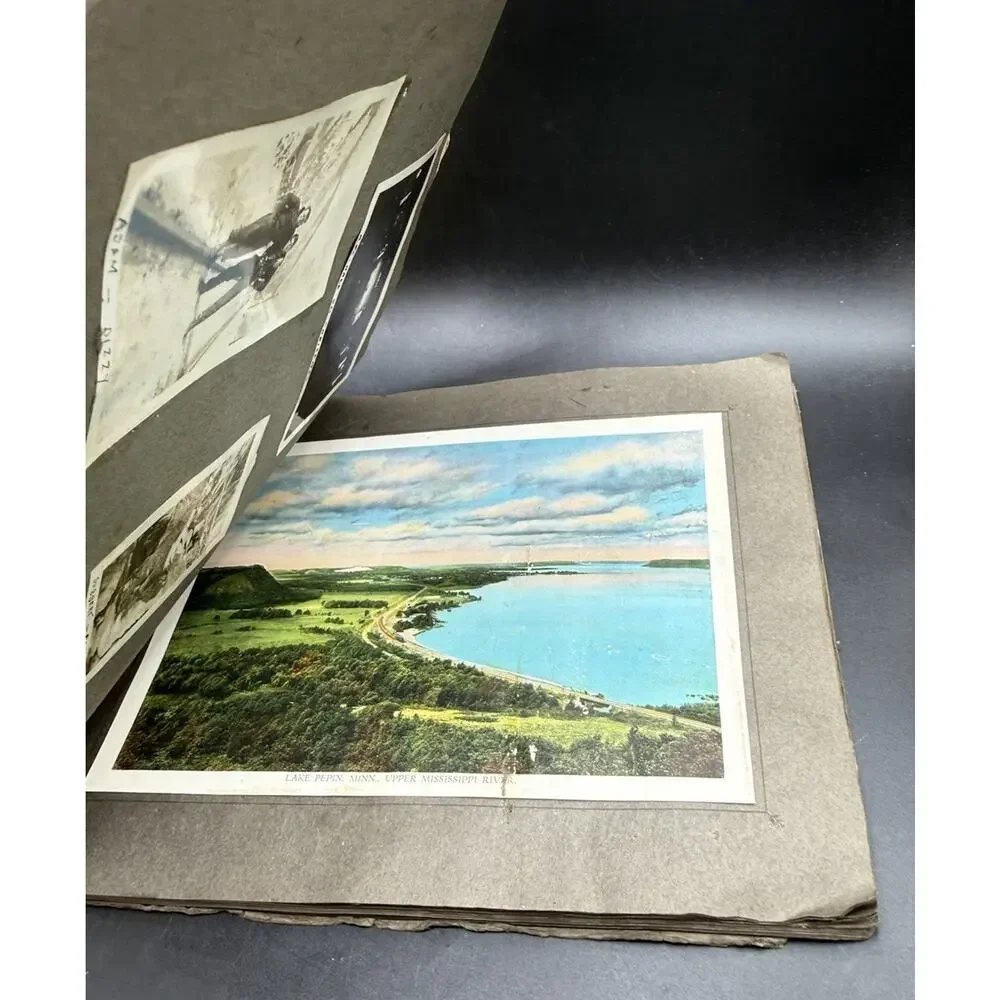 1909 LAKE MICHIGAN TO PUGET SOUND Railroad Scrapbook W Real RR Worker Photos